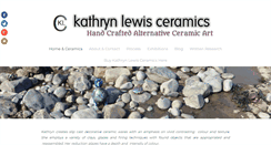 Desktop Screenshot of kathrynlewisceramics.com